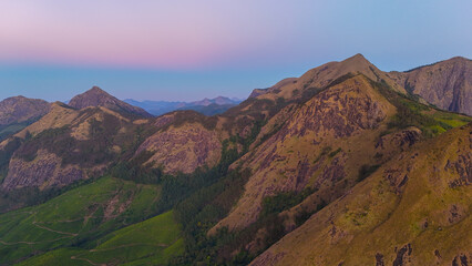 Drone Capture of Munnar’s Green Tea Plantations and Hills