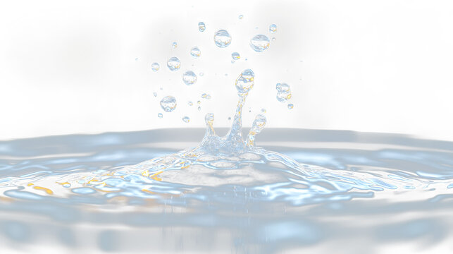 a water droplet is seen in this image