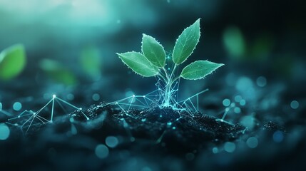 Futuristic Fintech Growth Digital Finance Innovation