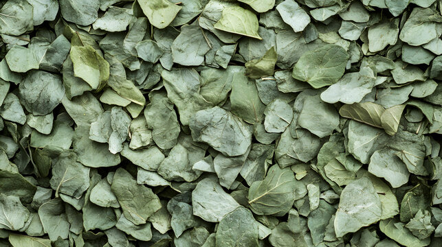 of crushed mint leaves with visible texture and aromatic oils released 