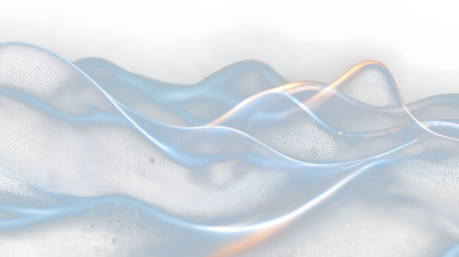 a computer generated wave of light