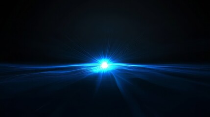 Futuristic Blue Tech Gradient Abstract Concept 2