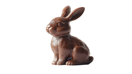 Chocolate rabbit figurine captures the essence of Easter festivities in sweet delight