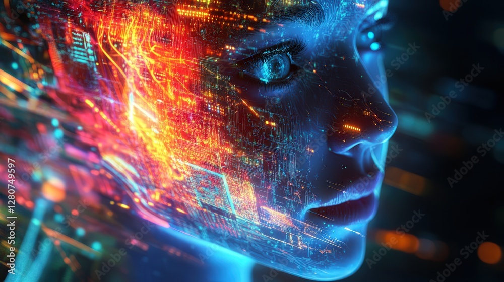 Poster microchip, capable of processing data across different layers of reality, enhancing virtual and augm