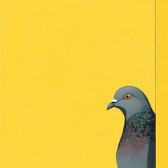 Fototapeta premium Cartoon Pigeon