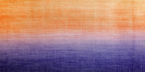 A seamless vibrant color gradient, with deep burnt orange fading into pastel lilac and chambray blue, evoking warmth and creativity.