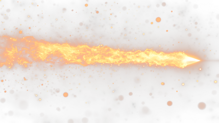 a bright orange fire on a black background