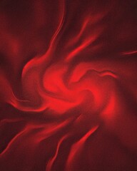 Abstract Red Satin Silky Cloth Fabric Textile Drape with Crease Wavy Folds background