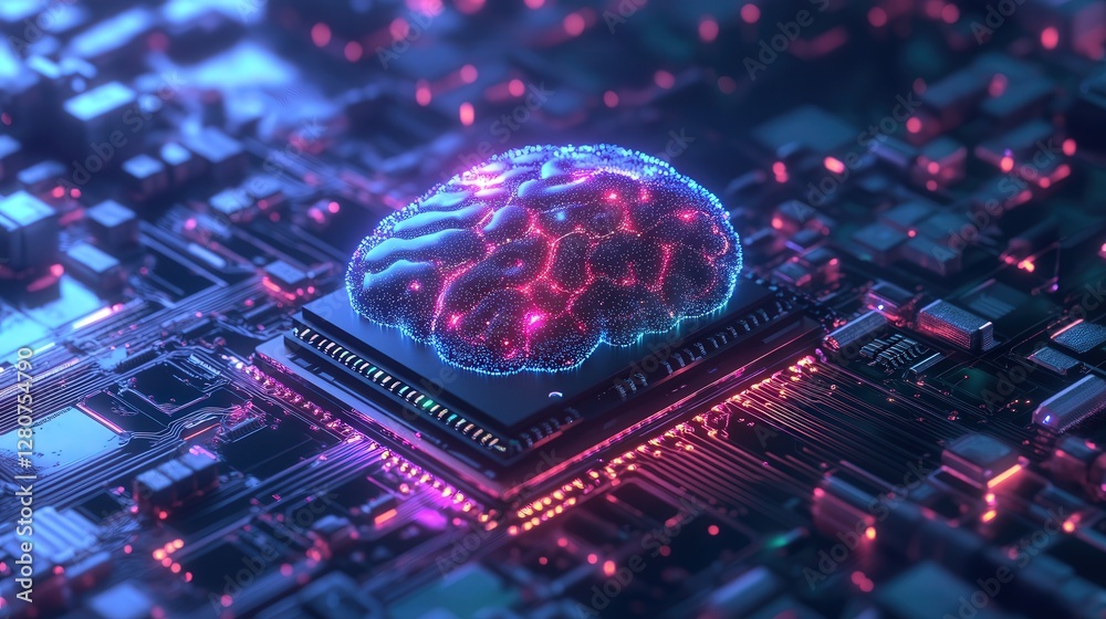 Poster ai assistant microchip, customizing responses for each user