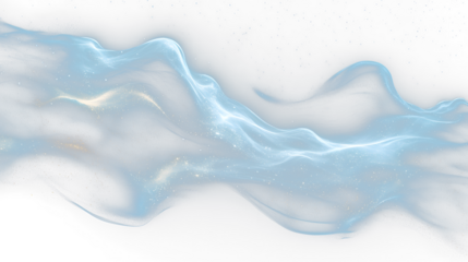 a blue and white wave of light