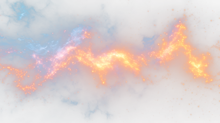 a very colorful space scene with a lot of stars