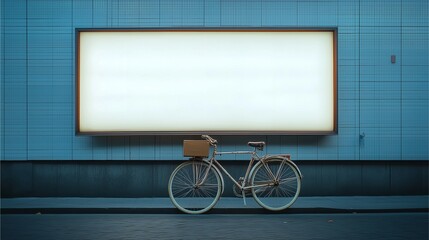 ิbicycle billbord bicycle, park, garden, footpath, city, billboard, wall, outdoor, nature, urban, pathway, transportation, greenery, street, advertising, public, tree, sidewalk, relaxation, leisure, s