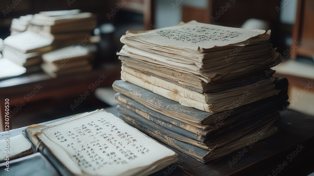 Poster ai system capable of scanning and interpreting historic documents, automatically generating translat