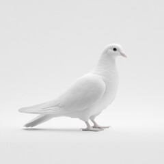 Naklejka premium White Peace Dove - Symbol of Hope and Tranquility