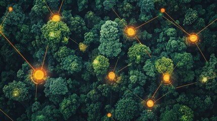 AI-based environmental monitoring system that scans satellite imagery and generates detailed reports on air quality, forest density, and urban sprawl.