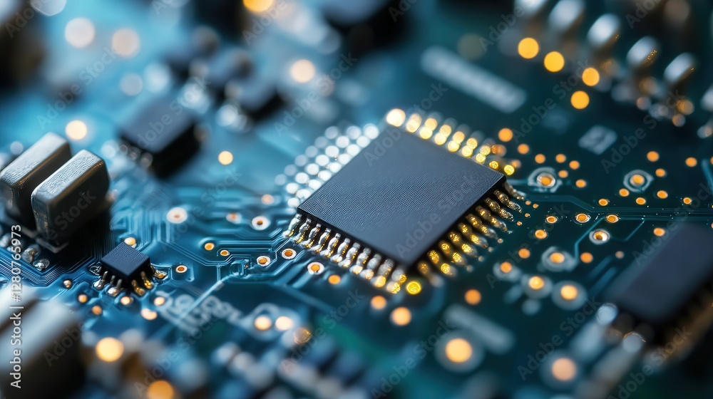 Poster microchip, adjusting its structure based on computational demands