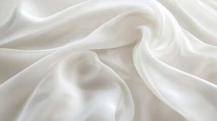 Obraz premium White Abstract Wave Background Minimalist Design 1