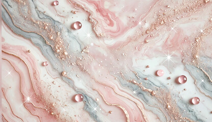 Obraz premium Beautiful pink marble elegant background 
