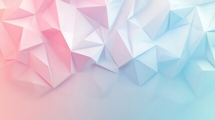 Naklejka premium Abstract Pink and Blue Geometric Polygonal Design