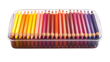 Vibrant color pencils in assorted shades for creative expression and artistic projects