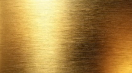 Elegant Golden Metal Texture Background for Design and Decoration, Shiny Metallic Surface