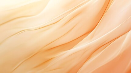 Abstract Draped Peach Colored Fabric Texture