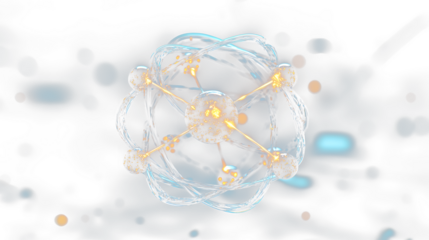 a sphere with a glowing sphere inside