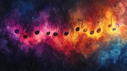 A magical realm where colors have emotions and music is visible