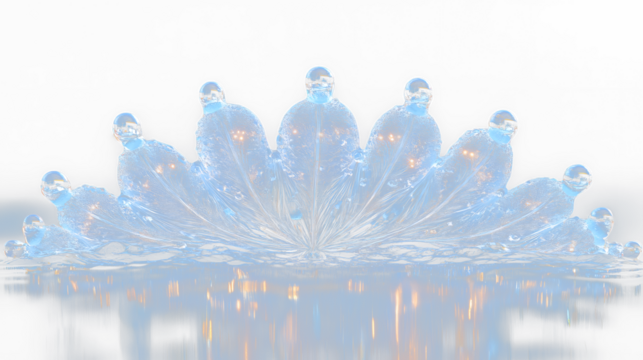 a group of ice birds sitting on top of a lake