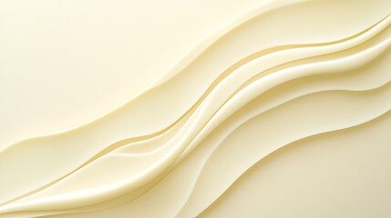 Creamy beige waves flowing smoothly together