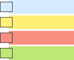 Colorful Sticky Note