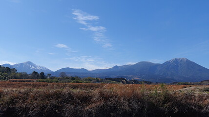 宮崎県小林市から見た霧島山