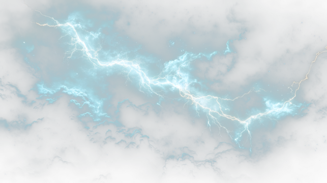 lightning in the night sky