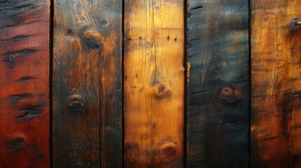 Rustic reclaimed wood planks background texture
