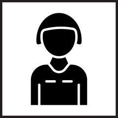 Flight Attendant Icon Design