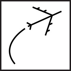 Airplane Wing Icon Design