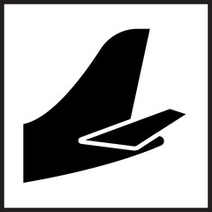Airplane Tail Icon Design