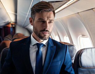 businessman in the airport