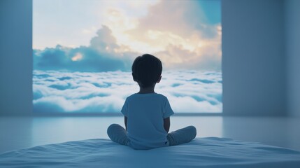 Autism research on promoting emotional regulation with calming visuals. Featuring serene nature videos and guided relaxation