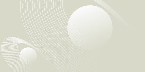 Abstract white background with red circle lines. Digital future technology concept.