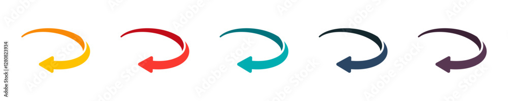 Poster arrow icon set. arrow vector collection. arrow icons. arrow cursor. simple arrows. vector arrows col