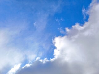 Blue sky with clouds background