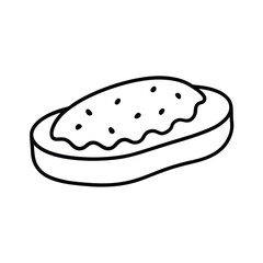 Toast with cheese