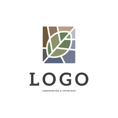 Pavement logo. Landscaping and interlock design.