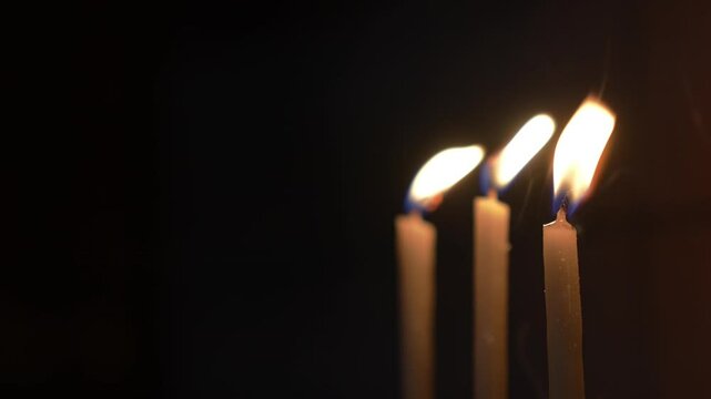 candle in the dark