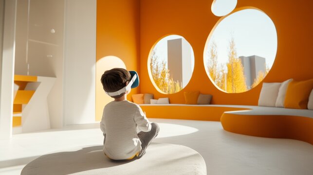 Autism research on the integration of virtual reality in therapy. Featuring immersion and interaction