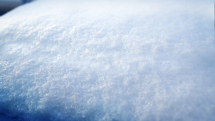 Obraz premium Winter Weather with Snowflakes, Powdery Snow, and White Snowfall Background