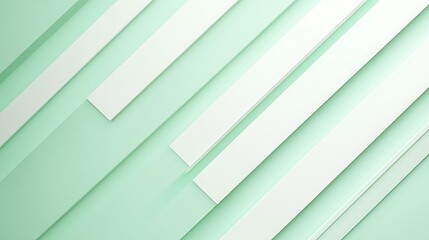 Obraz premium Abstract Green and White Diagonal Lines Pattern