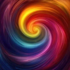 Obraz premium Colorful Abstract Spiral