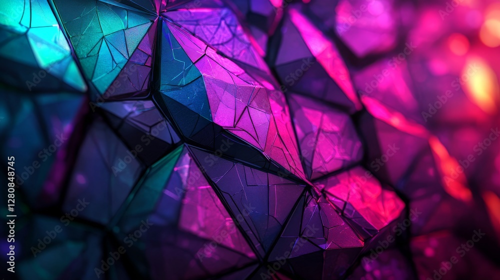 Poster dynamic abstract patterns in vibrant hues create a mesmerizing visual experience